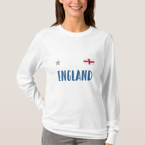 England Football Fan Shirt English Flag