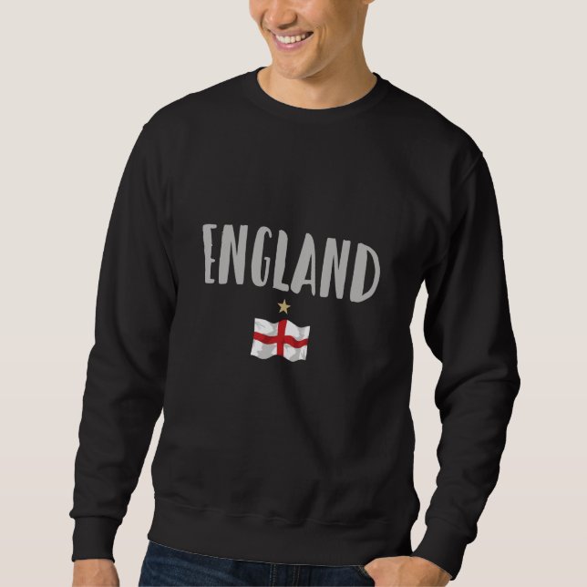 England Football Fan Shirt English Flag (Front)