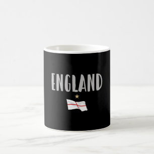 England Football Fan Shirt English Flag Coffee Mug