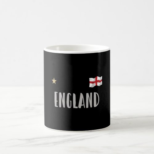 England Football Fan Shirt English Flag Coffee Mug