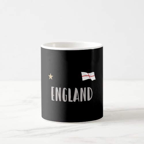 England Football Fan Shirt English Flag Coffee Mug