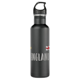 England Football Fan Shirt English Flag Stainless Steel Water Bottle