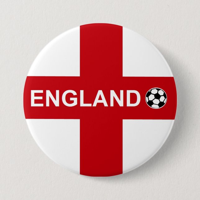 England Football Pinback Button (Front)