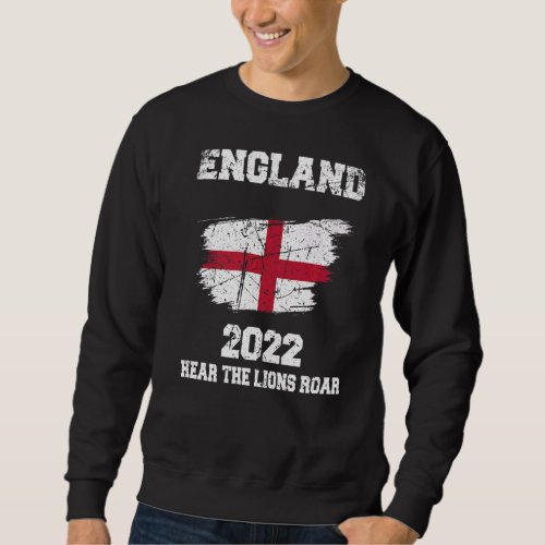 England Football Team Supporter 2022 Soccer Boys K Sweatshirt