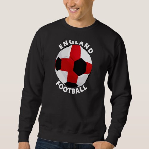 England Football World  Football Ball Sweatshirt