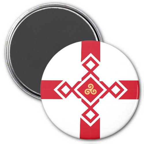 England Fridge Magnet _ Anglo_Celtic Cross