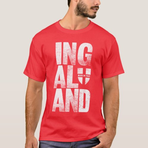 England Ingaland Red T_Shirt