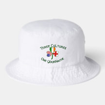 England Ireland USA Shamrock Flag Personalized 