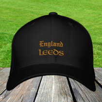 England & LEEDS fashion UK / English patriots Embroidered Baseball Cap