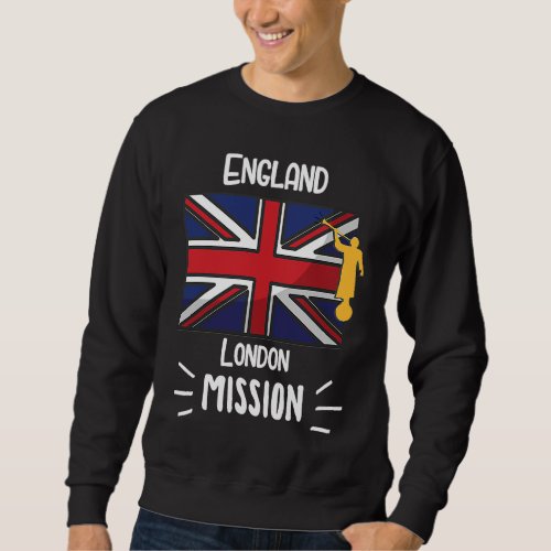 England Leeds Mormon LDS Mission Missionary Sweatshirt