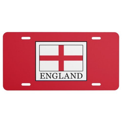 England License Plate