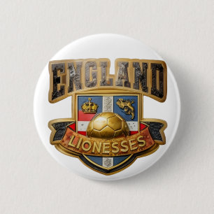 England Lionesses Colour Badge Button