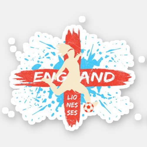 England Lionesses _ England Flag Sticker
