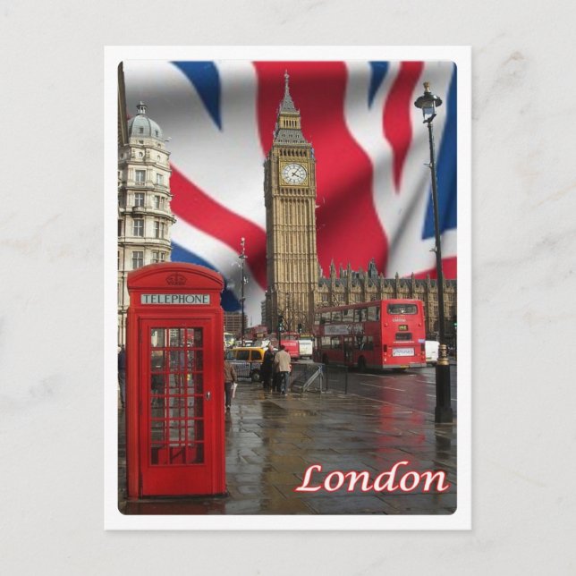 England - London - Big Ben - Postcard (Front)