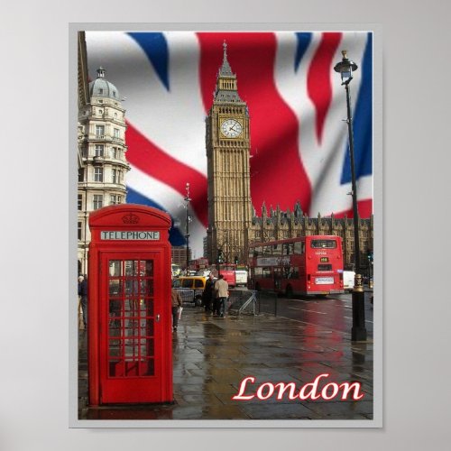 England _ London _ Big Ben _ Poster