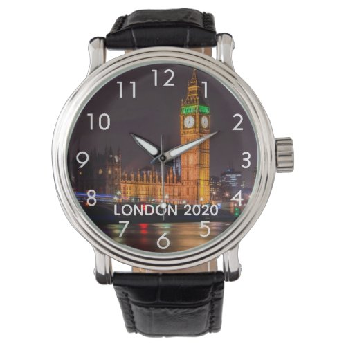 England London custom travel vacation text Watch