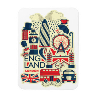 England London Funny Magnet