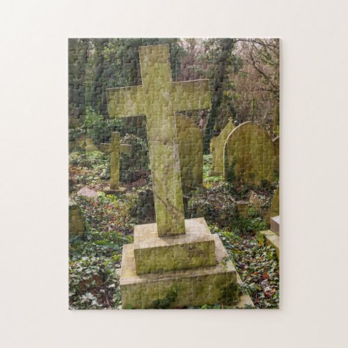 England London Highgate Cemetery gravesite Jigsaw Puzzle