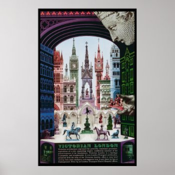 England  London Poster by RetroAndVintage at Zazzle