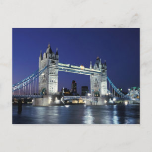 Puzzle Puzzel London Postcard Postkarte Tower Bride Themse England Nostalgie 500 