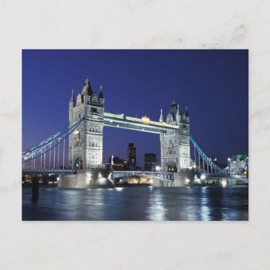 England, London, Tower Bridge 3 Postcard | Zazzle.com