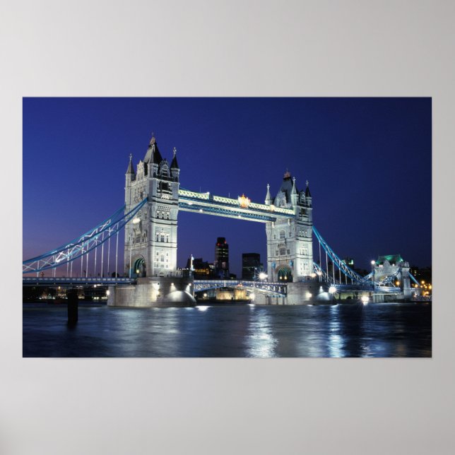 England, London, Tower Bridge 3 Poster (Front)