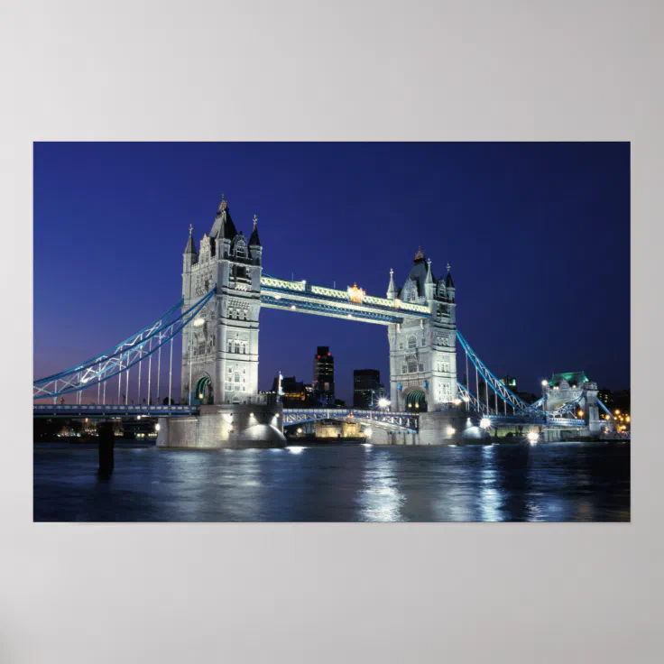 England, London, Tower Bridge 3 Poster | Zazzle