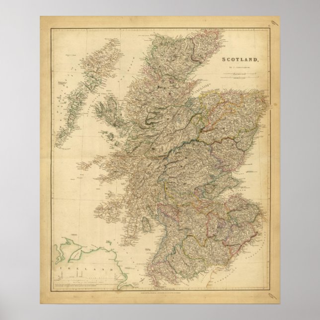 England Map Poster (Front)