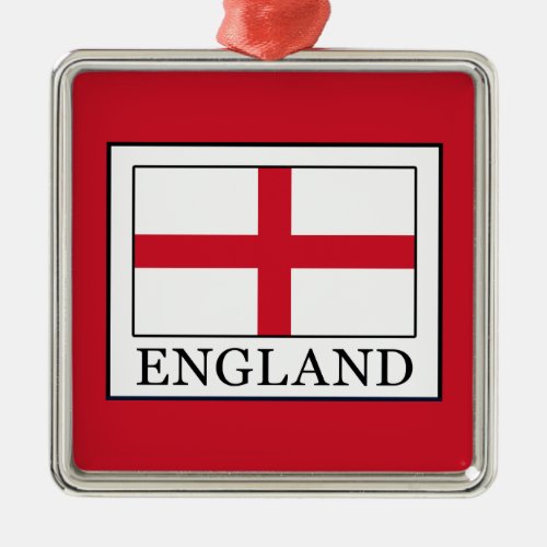 England Metal Ornament