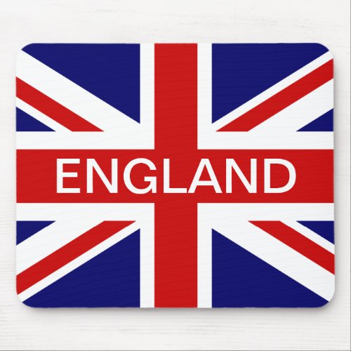 England mouse pad with British union jack flag