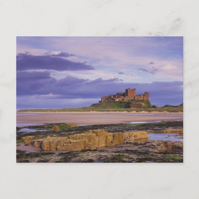 England, Northumberland, Bamburgh Castle Postcard (Front)