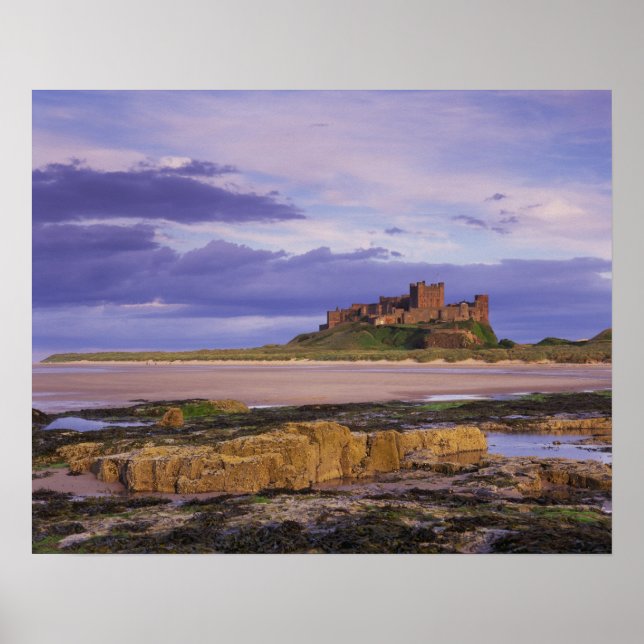 England, Northumberland, Bamburgh Castle Poster (Front)