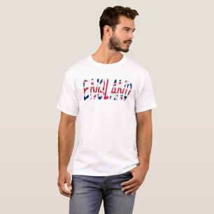 England overlaid on Union Jack Flag mccnt T-Shirt
