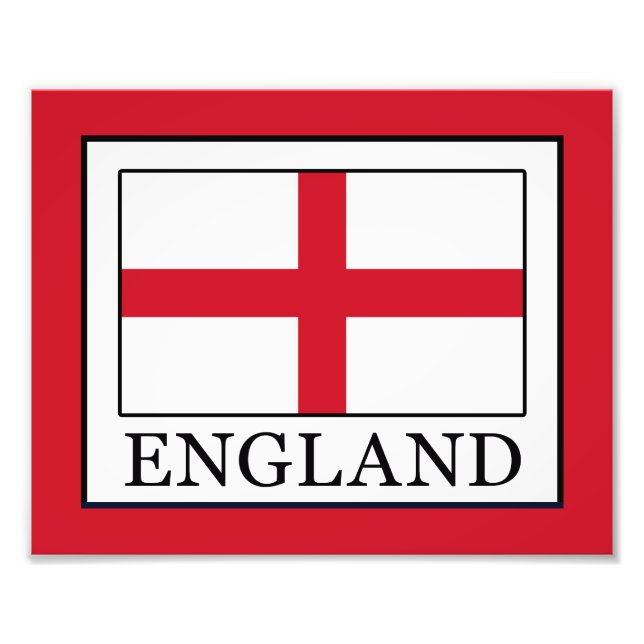 England Photo Print (Front)