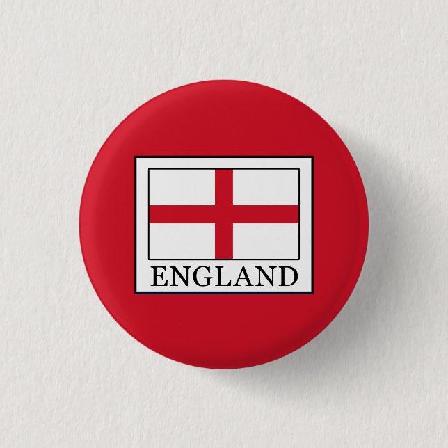 England Pinback Button (Front)