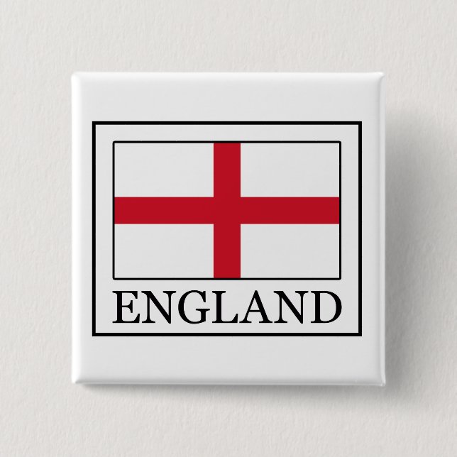 England Pinback Button (Front)