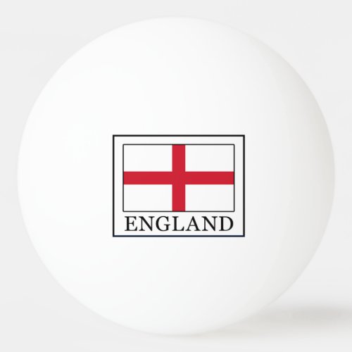 England Ping Pong Ball