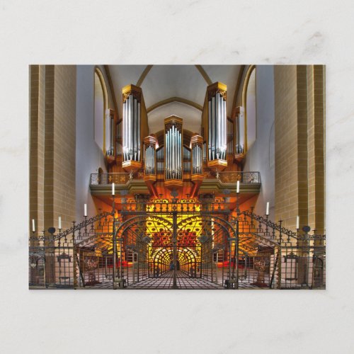 England Pipe Organ Postcard