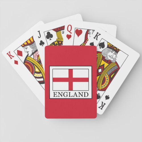 England Poker Cards