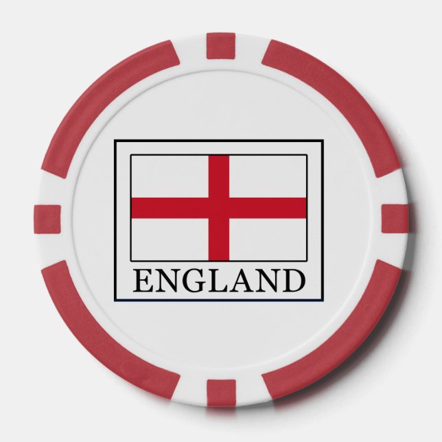 England Poker Chips (Front)