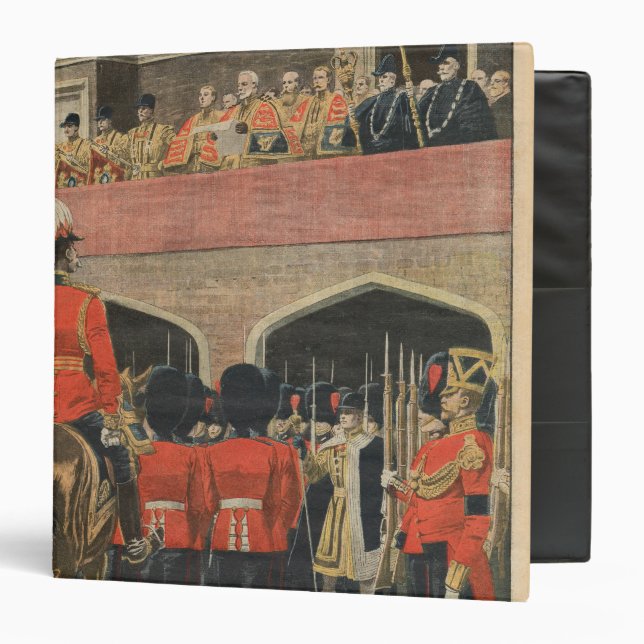 England, proclamation of the new King George V Binder (Front/Inside)