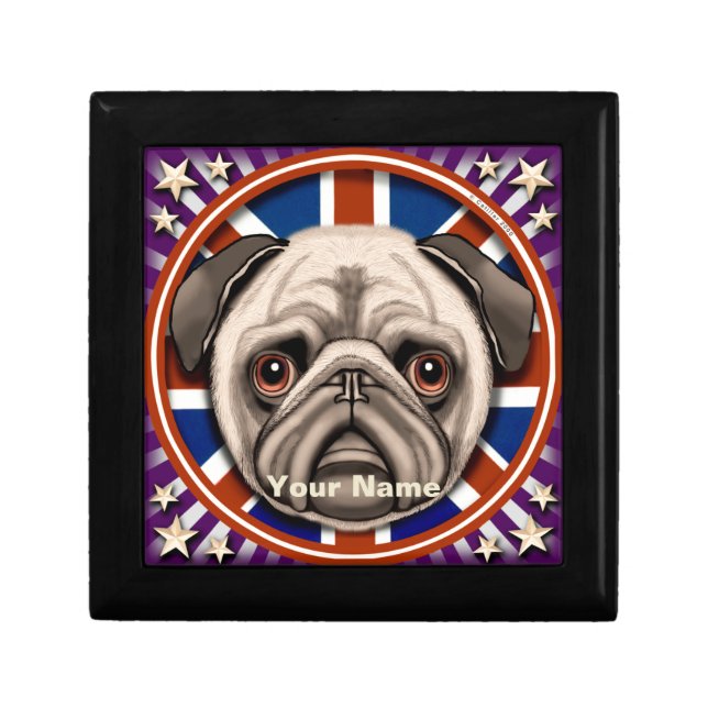 England Pug  Gift Box (Front)