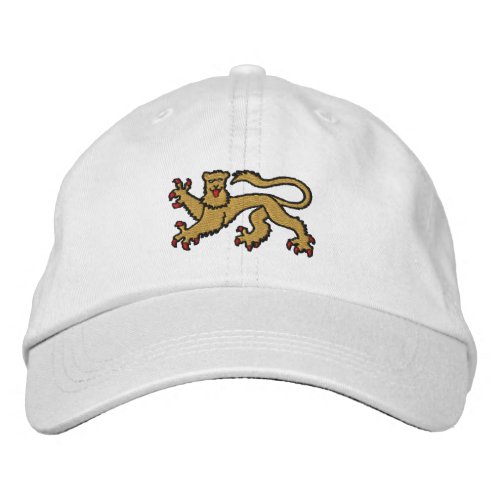 England Rampant lion English Embroidered cap