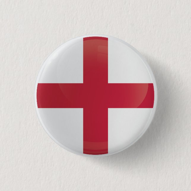 England  Round Icon Flag Button (Front)