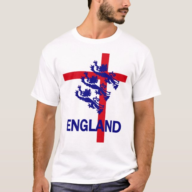 England Royal standard and St George cross T-Shirt (Front)