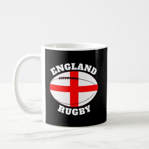 England Rugby Ball Flag English Rugby Fans 2020 Gi Coffee Mug