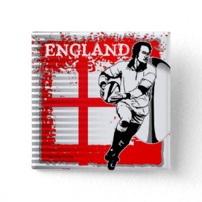 England Rugby Button