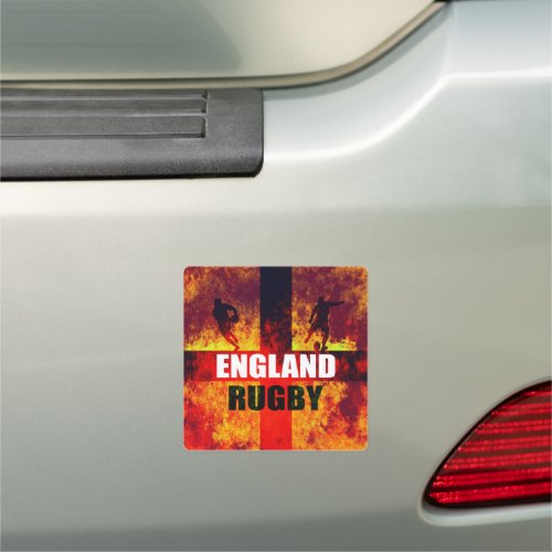 England Rugby Car Magnet