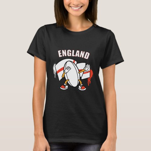 England Rugby Fun Supporters Design T_Shirt