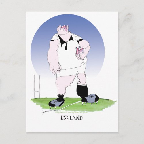 england rugby player tony fernandes postcard